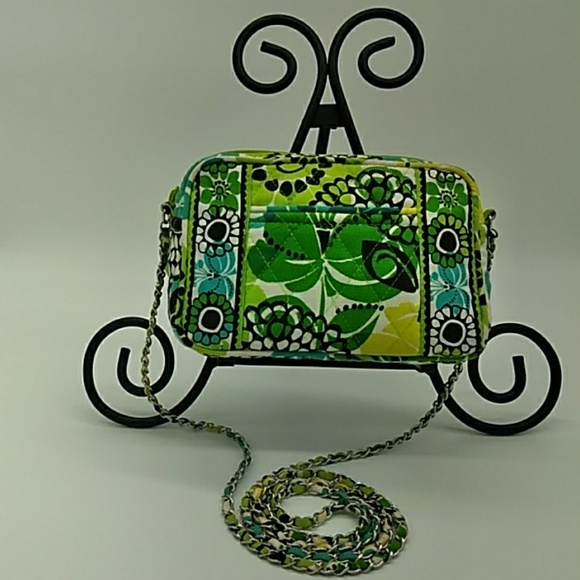 Vera Bradley Handbags - Vera Bradley Limes Up Mini Chain Crossbody Bag